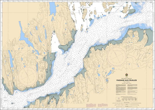 CHS Chart 5468: Passage aux Feuilles