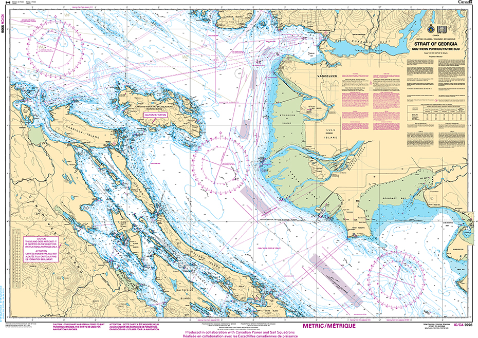 CHS Print-on-Demand Charts Canadian Waters-9996IC: St. Michael Bay to / aux Gray Islands, CHS POD Chart-CHS9996IC