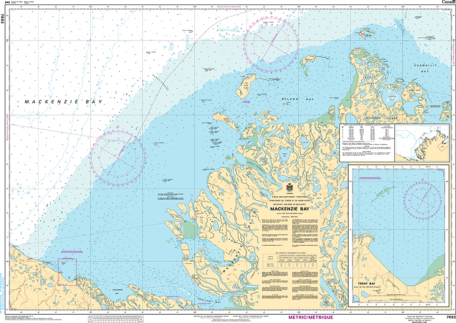 CHS Print-on-Demand Charts Canadian Waters-7662: Mackenzie Bay, CHS POD Chart-CHS7662