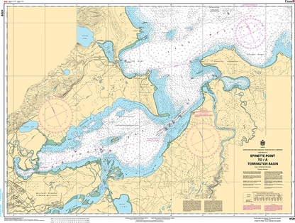 CHS Print-on-Demand Charts Canadian Waters-4728: Epinette Point to/€ Terrington Basin, CHS POD Chart-CHS4728