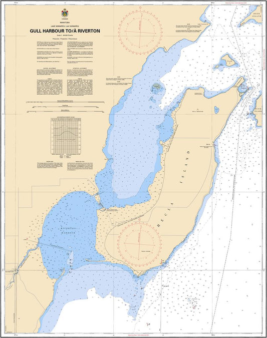 CHS Chart 6249: Gull Harbour to/à Riverton