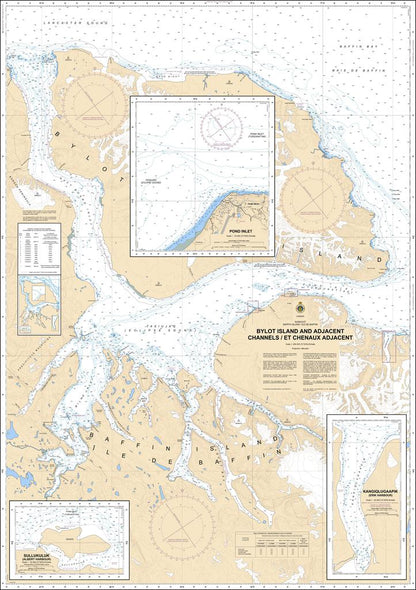 CHS Chart 7212: Bylot Island and Adjacent Channels / et Chenaux Adjacent