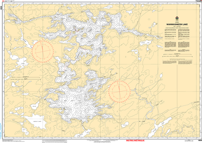 CHS Print-on-Demand Charts Canadian Waters-6026: Wahwashkesh Lake, CHS POD Chart-CHS6026