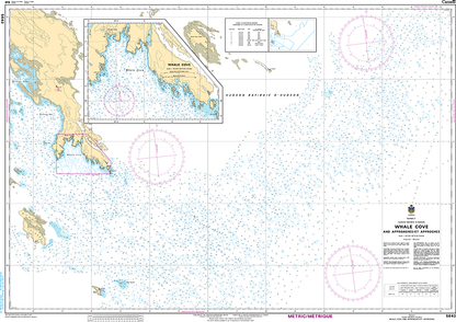 CHS Print-on-Demand Charts Canadian Waters-5642: Whale Cove and Approaches / et Approches, CHS POD Chart-CHS5642
