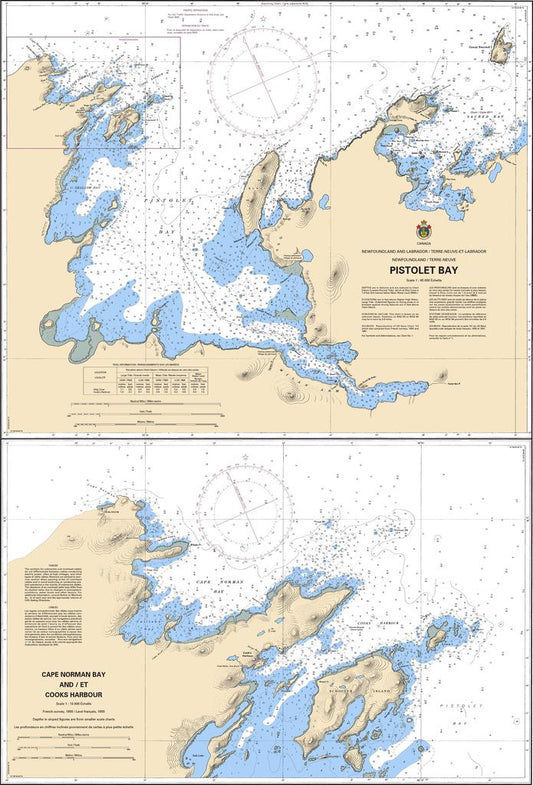 CHS Chart 4509: Pistolet Bay