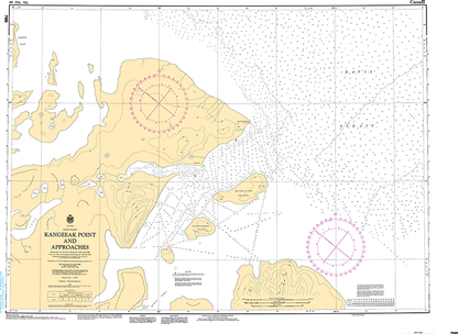 CHS Print-on-Demand Charts Canadian Waters-7185: Kangeeak Point and Approaches, CHS POD Chart-CHS7185