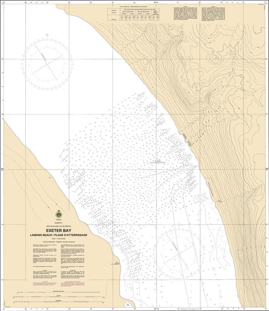 CHS Chart 7171: Exeter Bay Landing Beach