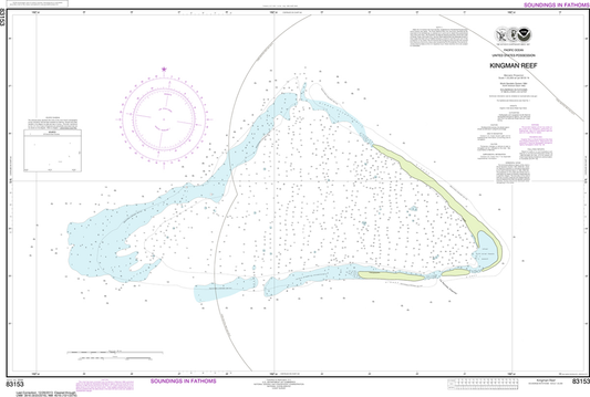 NOAA Chart 83153: United States Possesion - Kingman Reef