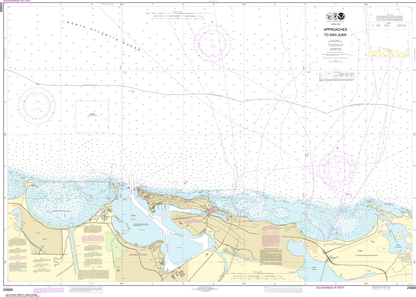 NOAA Chart 25669: Approaches to San Juan Harbor