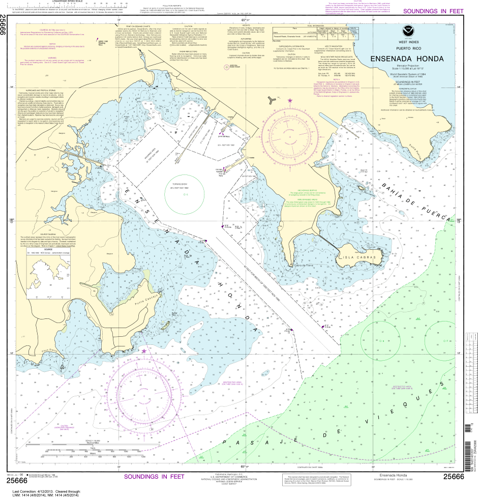 NOAA Chart 25666: Ensenada Honda