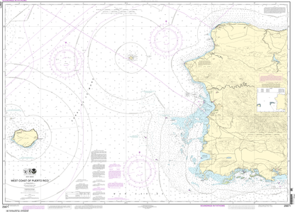 NOAA Chart 25671: West Coast of Puerto Rico