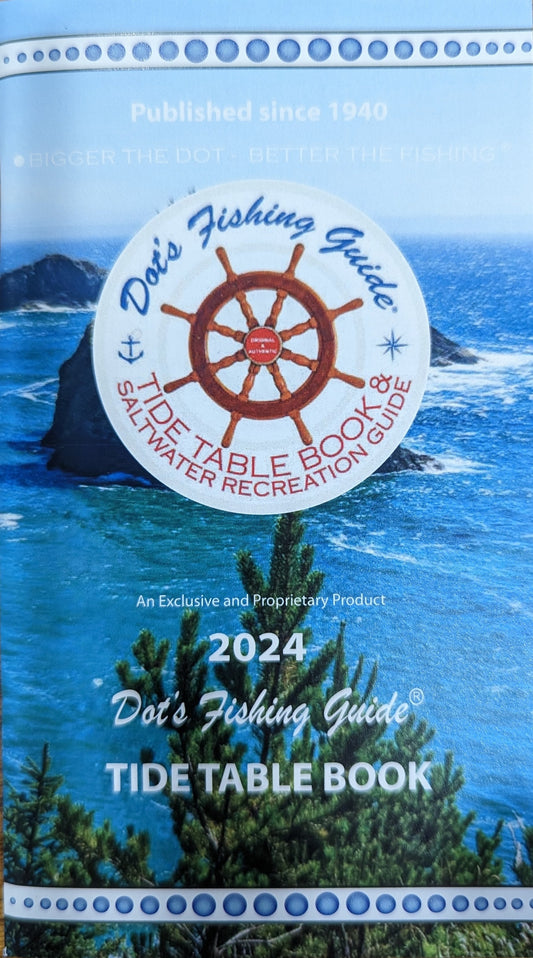 2024 Tide Tables & Dot's Fishing Guide-Puget Sound