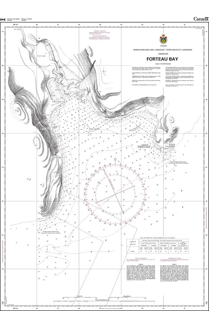 CHS Chart 4670: Forteau Bay