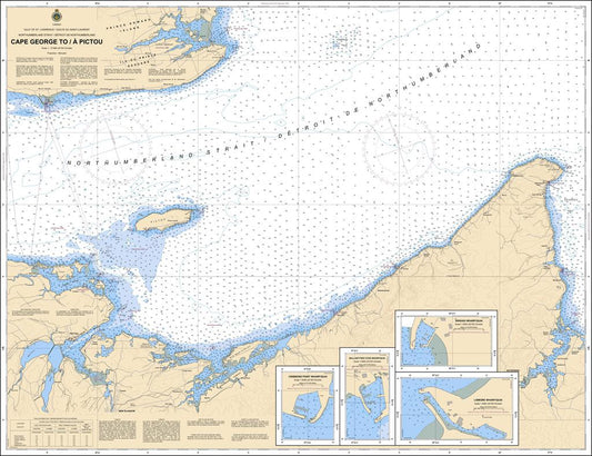 CHS Chart 4404: Cape George to / à Pictou