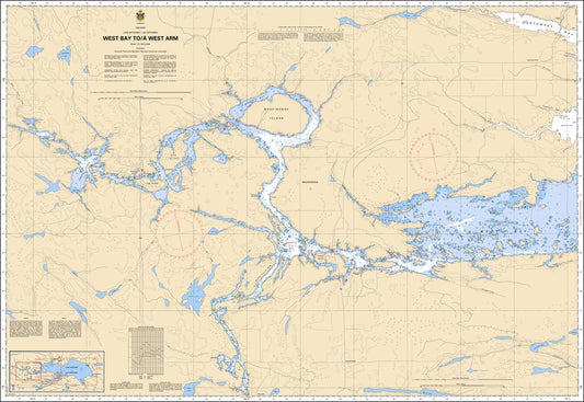 CHS Chart 6038: West Bay to/à West Arm