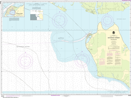 NOAA Chart 16161: Kotzebue Harbor and Approaches