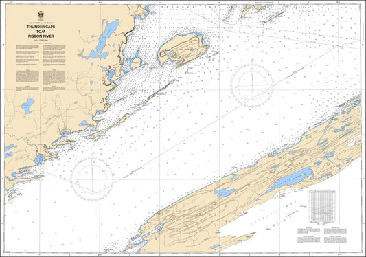 CHS Chart 2311: Thunder Cape to/à Pigeon River