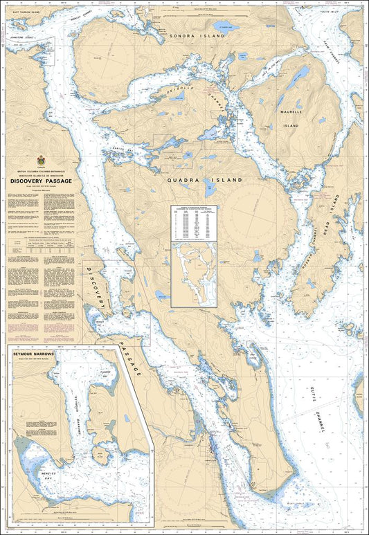 CHS Chart 3539: Discovery Passage