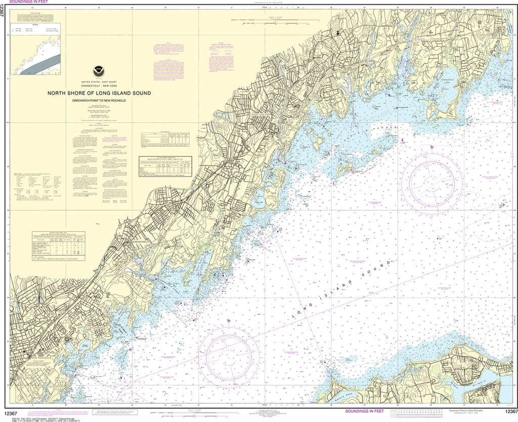 NOAA Chart 12367: North Shore of Long Island Sound - Greenwich Point to New Rochelle