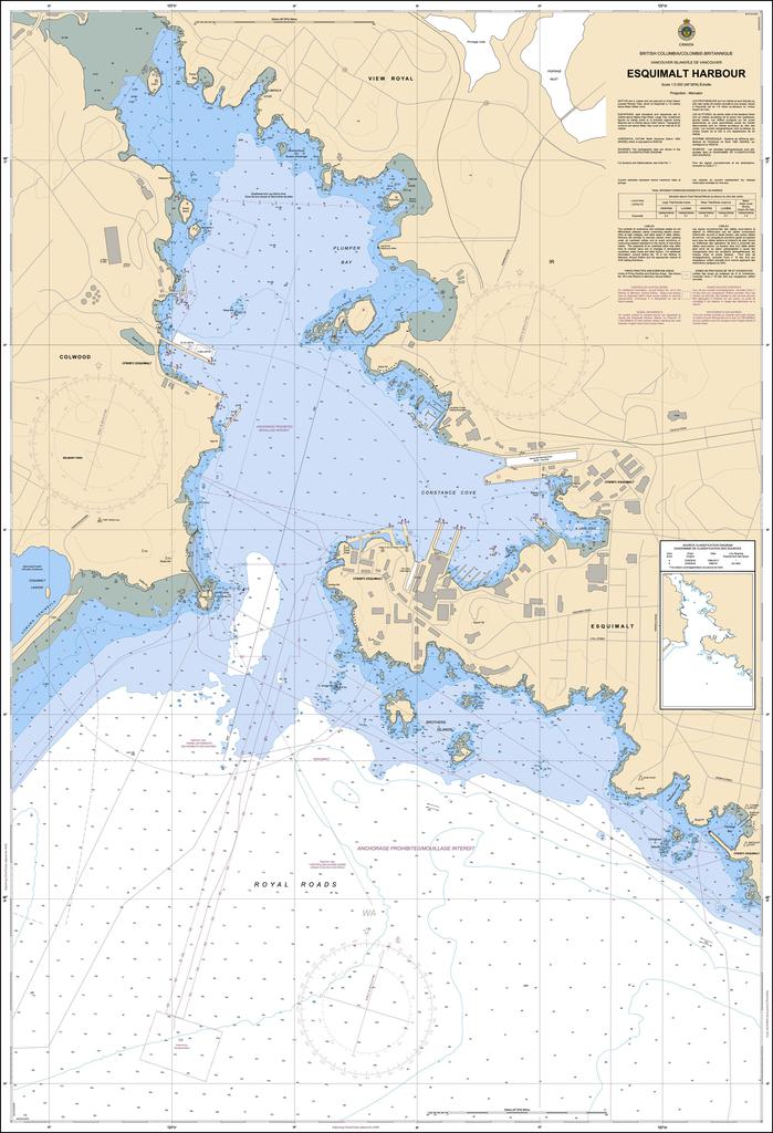 CHS Chart 3419: Esquimalt Harbour