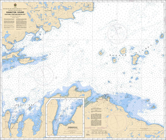 CHS Chart 4530: Hamilton Sound: Eastern Portion / Partie-est
