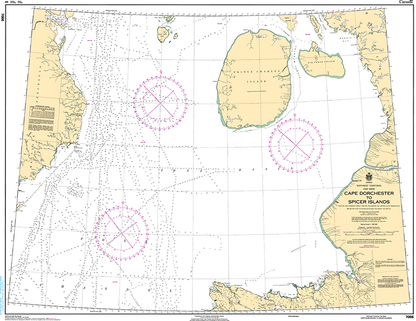 CHS Print-on-Demand Charts Canadian Waters-7066: Cape Dorchester to Spicer Islands, CHS POD Chart-CHS7066