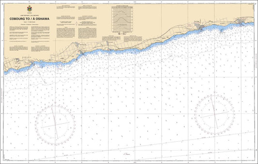 CHS Chart 2058: Cobourg to/à Oshawa