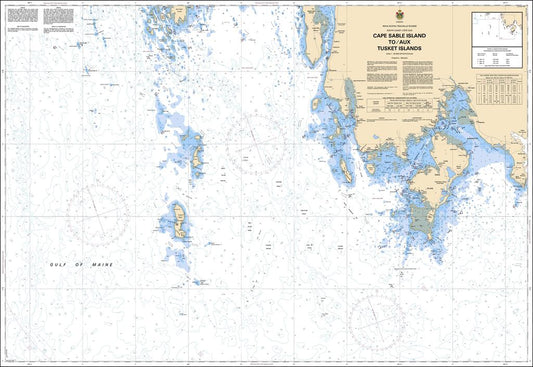 CHS Chart 4242: Cape Sable Island to / aux Tusket Islands