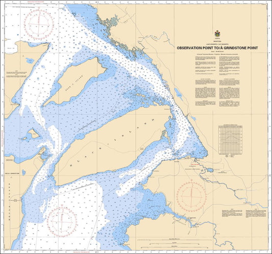 CHS Chart 6248: Observation Point to/à Grindstone Point