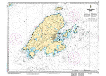 CHS Print-on-Demand Charts Canadian Waters-4643: лle Saint-Pierre (France), CHS POD Chart-CHS4643