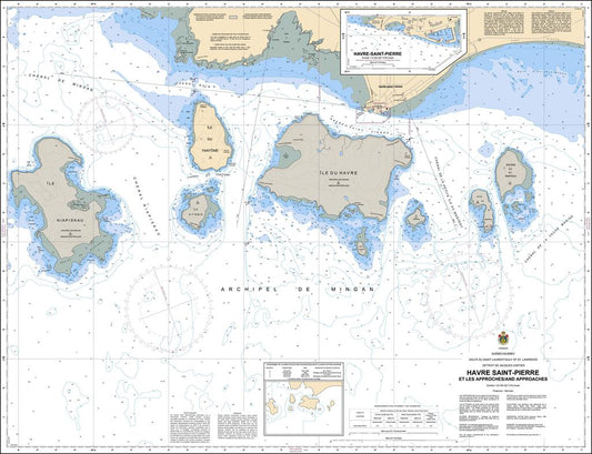 CHS Chart 4429: Havre Saint-Pierre et les approches/and Approaches