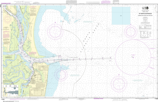 NOAA Chart 11503: St. Marys Entrance - Cumberland Sound and Kings Bay