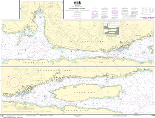 NOAA Chart 17430: Tongass Narrows