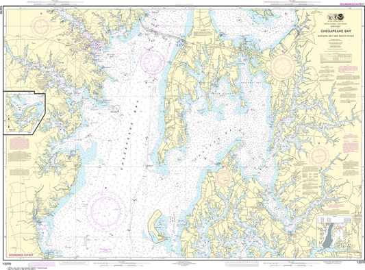 NOAA Chart 12270: Chesapeake Bay - Eastern Bay and South River, Selby Bay