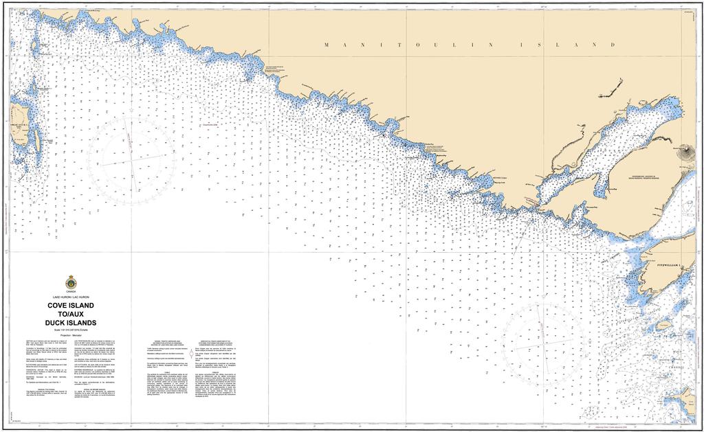 CHS Chart 2298: Cove Island to/aux Duck Islands