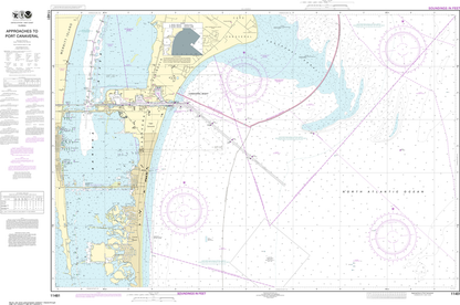 NOAA Chart 11481: Approaches to Port Canaveral