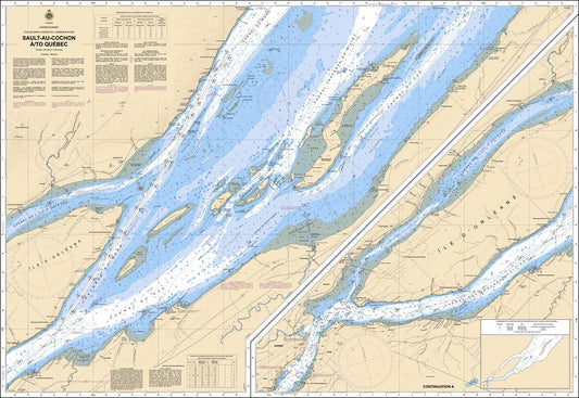 CHS Chart 1317: Sault-au-Cochon à/to Québec