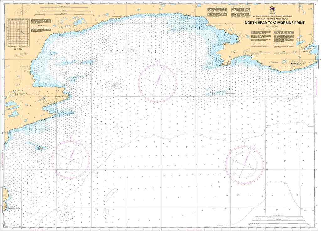 CHS Chart 6357: North Head to/à Moraine Point