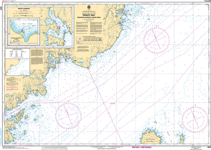 CHS Print-on-Demand Charts Canadian Waters-4853: Trinity Bay - Northern Portion/Partie Nord, CHS POD Chart-CHS4853