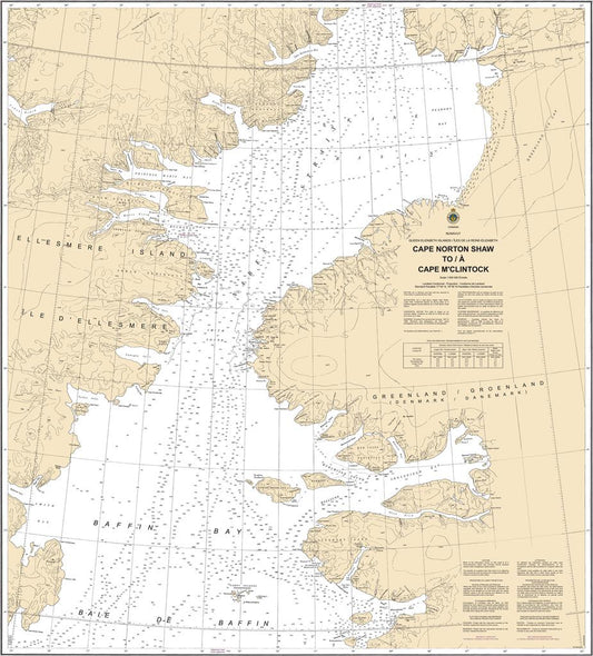 CHS Chart 7071: Cape Norton Shaw to/à Cape MClintock