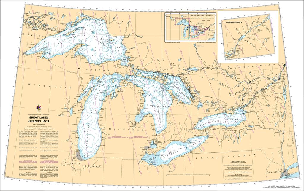 CHS Chart 2400: Great Lakes/Grands Lacs