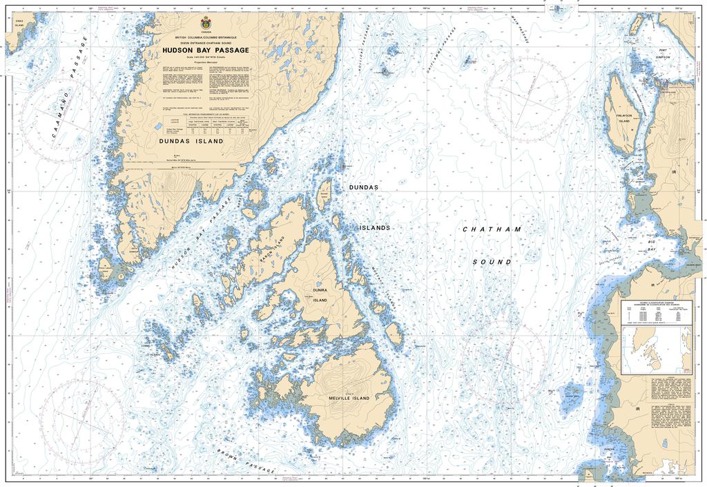 CHS Chart 3959: Hudson Bay Passage