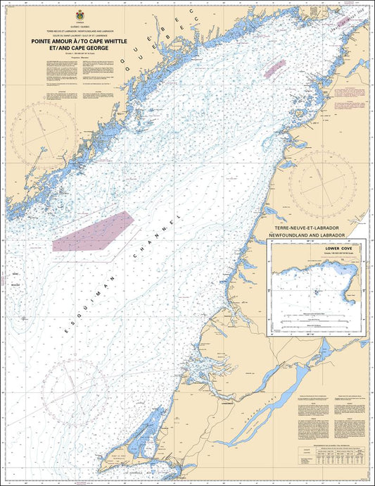 CHS Chart 4021: Pointe Amour à / to Cape Whittle et / and Cape George