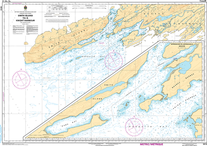 CHS Print-on-Demand Charts Canadian Waters-5512: Smith Island to/€ Knight Harbour, CHS POD Chart-CHS5512