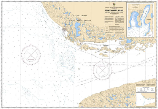 CHS Chart 7668: Prince Albert Sound, Western Portion/ Partie Ouest