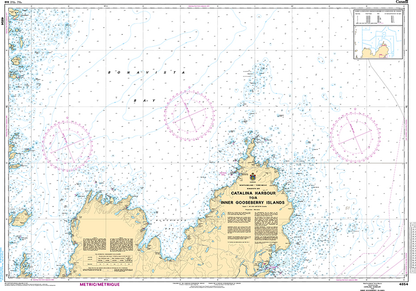 CHS Print-on-Demand Charts Canadian Waters-4854: Catalina Harbour to/€ Inner Gooseberry Islands, CHS POD Chart-CHS4854