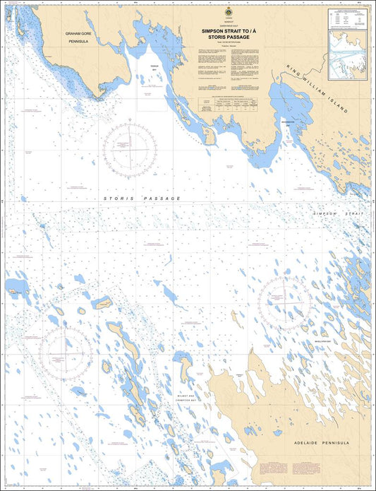 CHS Chart 7738: Simpson Strait to/à Storis Passage