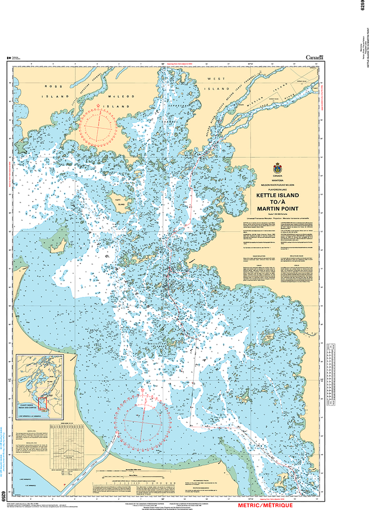 CHS Print-on-Demand Charts Canadian Waters-6259: Kettle Island to/€ Martin Point, CHS POD Chart-CHS6259