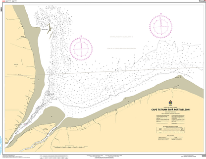 CHS Print-on-Demand Charts Canadian Waters-5406: Cape Tatnam to/€ Port Nelson, CHS POD Chart-CHS5406