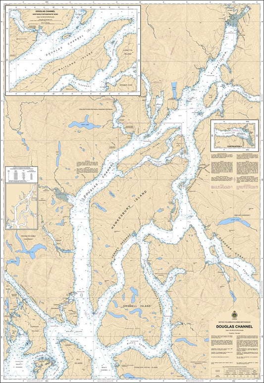 CHS Chart 3977: Douglas Channel